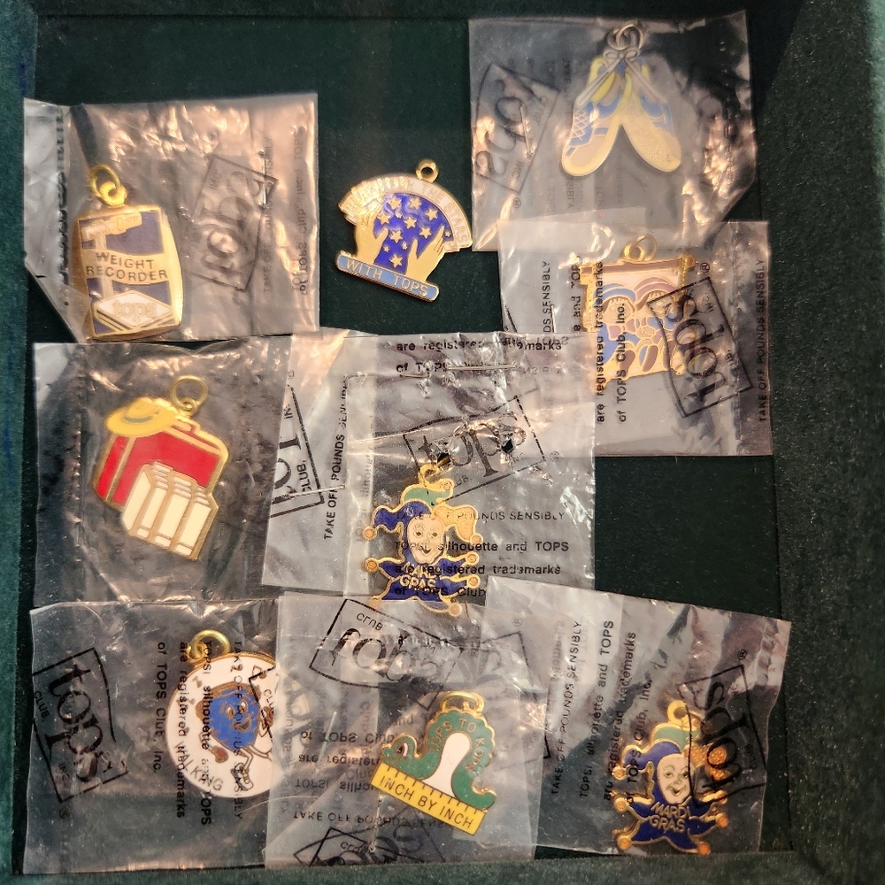 Tops Club Enamel Charms